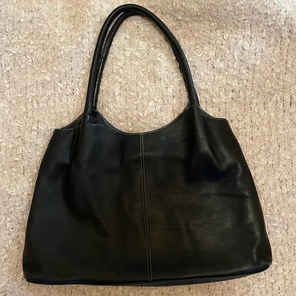 J Jill Black Leather Bag - Picture 8 of 12